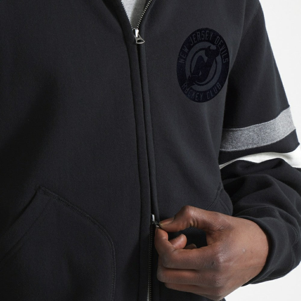 New Jersey Devils Todd Snyder Full-Zip Fleece Jacket Black