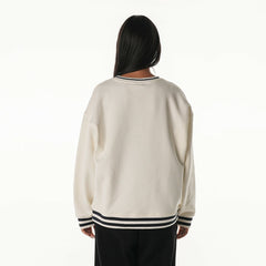 Seattle Seahawks The Wild Collective Women's Oversized Vintage French Terry Sweatshirt - Cream discount