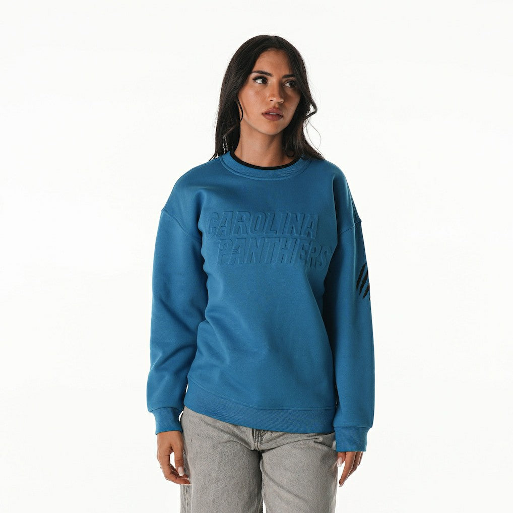 Carolina Panthers The Wild Collective Unisex Fleece Sweatshirt - Blue online