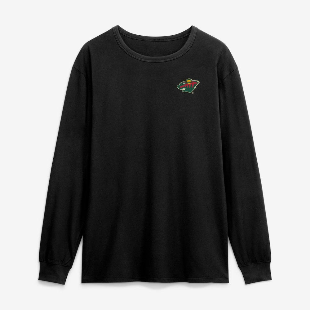 Minnesota Wild Fanatics Game Long Sleeve T-Shirt Black