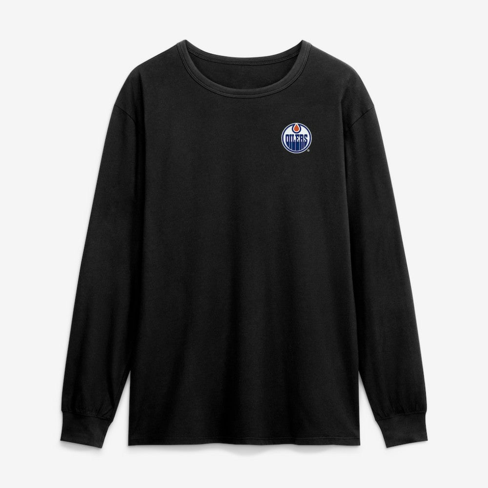 Edmonton Oilers Fanatics Game Long Sleeve T-Shirt Black