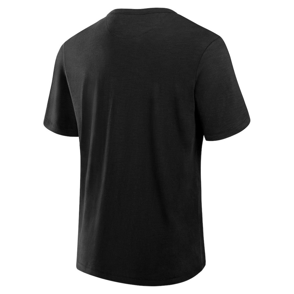 Carolina Hurricanes Fanatics Play Distressed Wordmark Stadium Slub T-Shirt Black