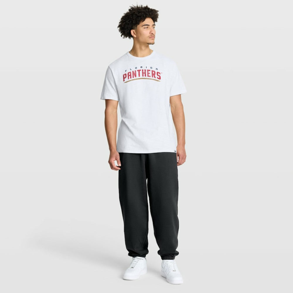 Florida Panthers Fanatics Play Distressed Wordmark Stadium Slub T-Shirt White