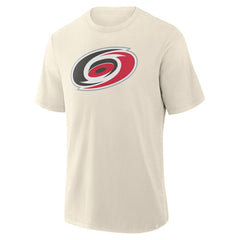 Carolina Hurricanes Fanatics Stadium Slub T-Shirt Cream
