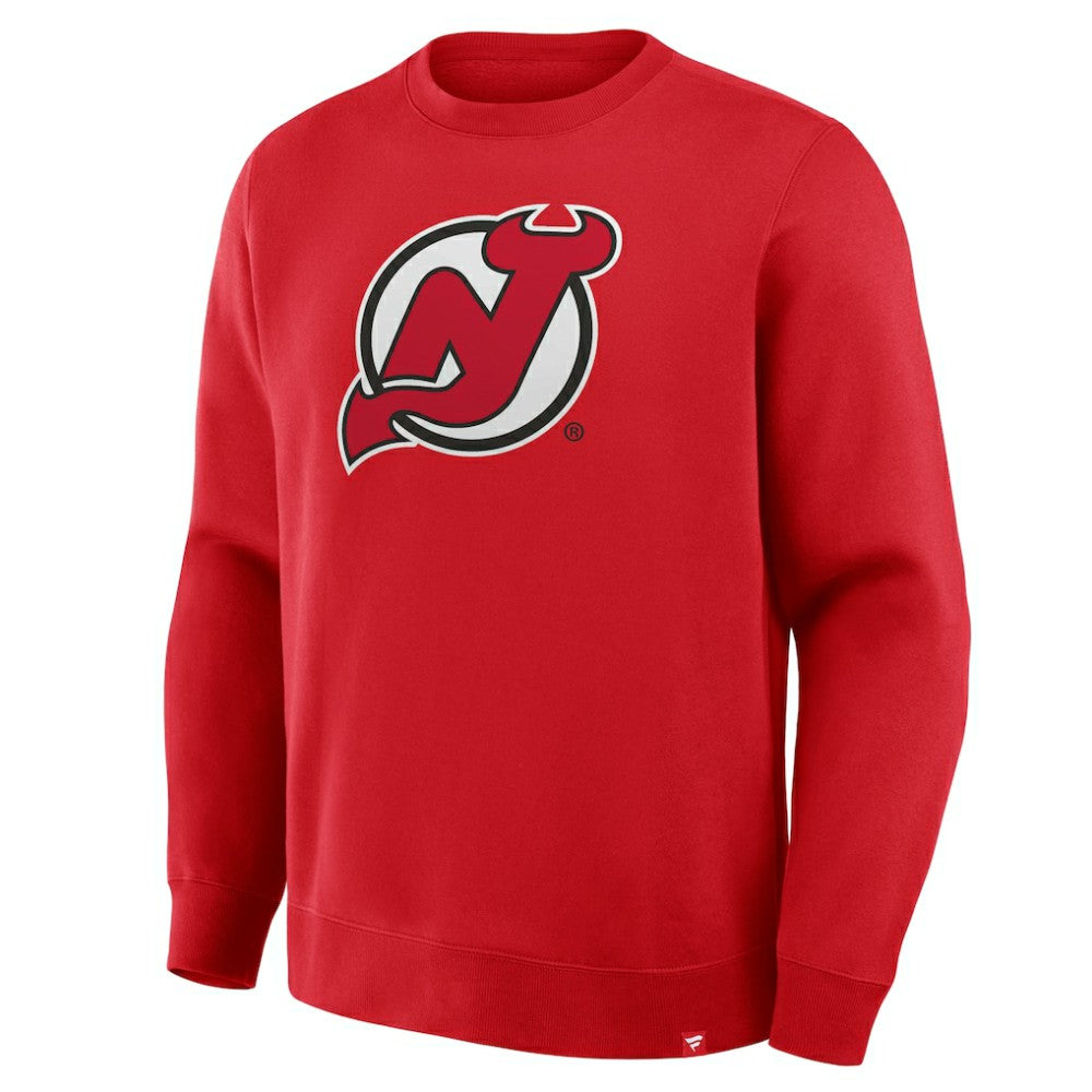 New Jersey Devils Fanatics Essential Legacy Sweatshirt Red