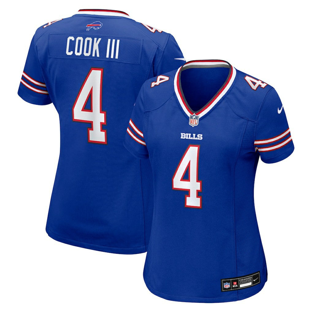 James Cook III Buffalo Bills Women's Team Game Jersey - Royal | Nike on sale