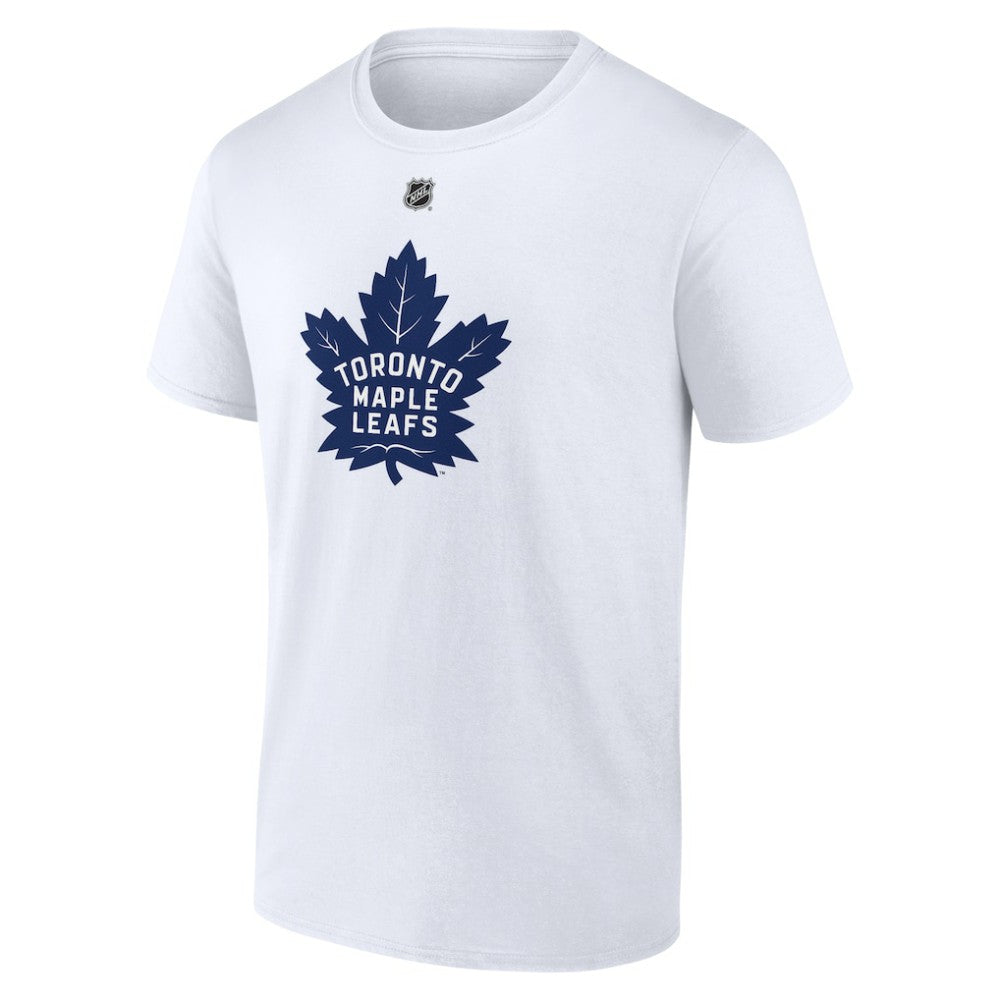Auston Matthews Toronto Maple Leafs Fanatics Authentic Stack Name & Number T-Shirt White