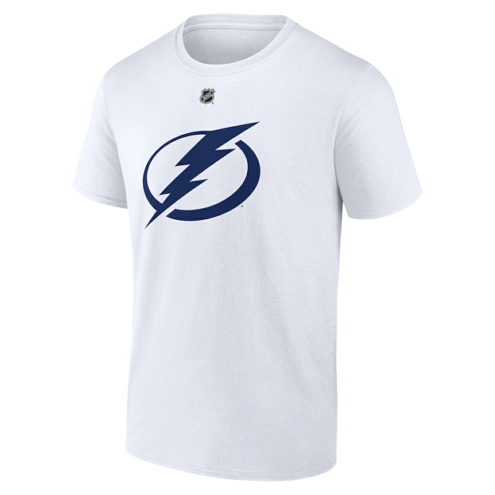 Nikita Kucherov Tampa Bay Lightning Fanatics Authentic Stack Name & Number T-Shirt White