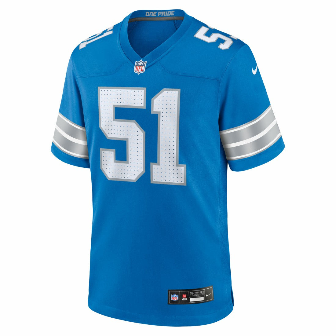 Roy Lopez Detroit Lions Team Game Jersey - Blue | Nike on sale