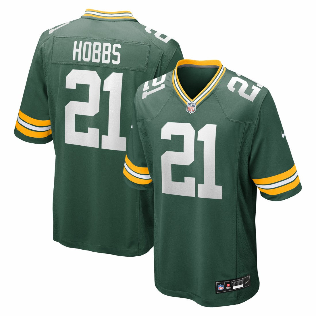 Nate Hobbs Green Bay Packers Team Game Jersey - Green | Nike discount