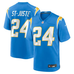 Benjamin St-Juste Los Angeles Chargers Team Game Jersey - Powder Blue | Nike for sale