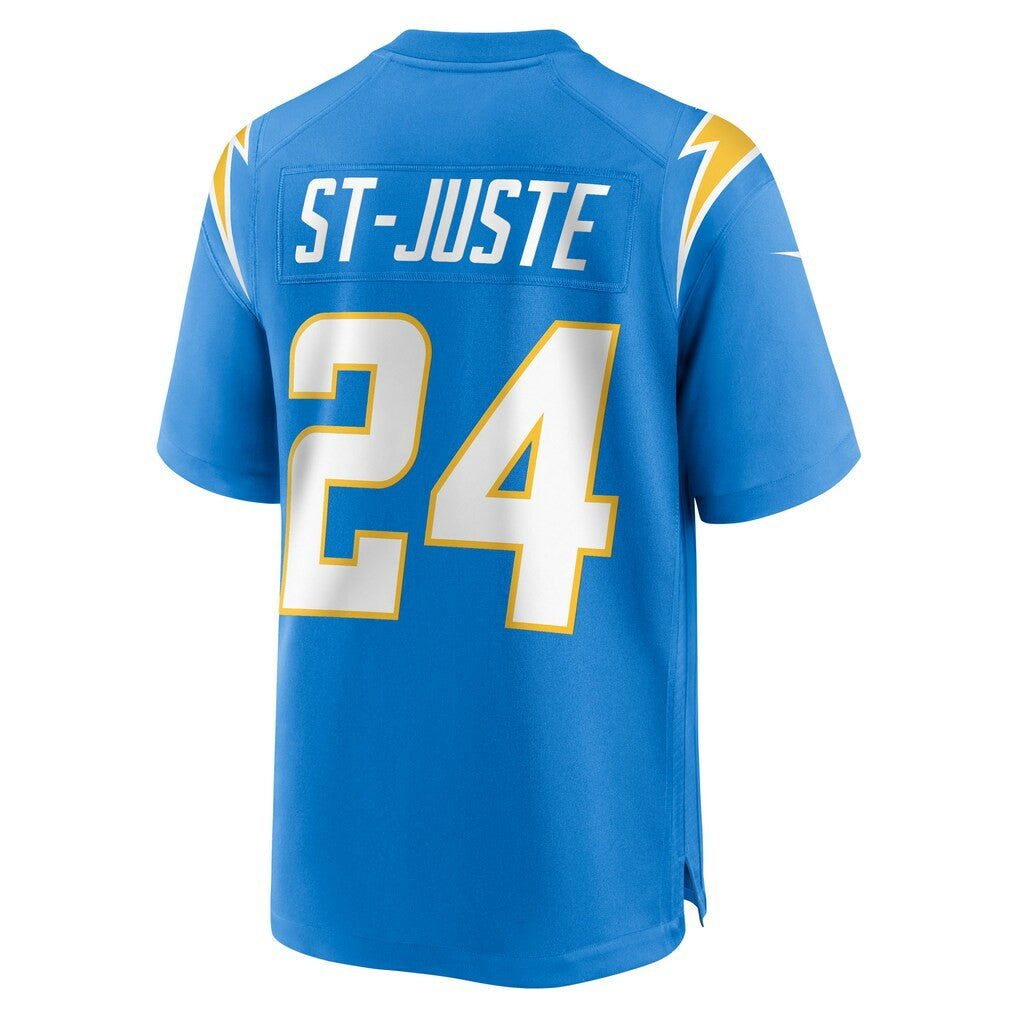 Benjamin St-Juste Los Angeles Chargers Team Game Jersey - Powder Blue | Nike for sale