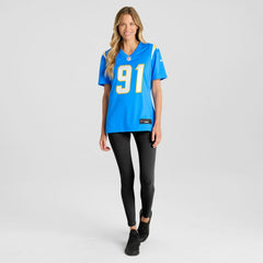 Da'Shawn Hand Los Angeles Chargers Women's Team Game Jersey - Powder Blue | Nike online