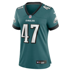 Charley Hughlett Philadelphia Eagles Women's Team Game Jersey - Midnight Green | Nike sale