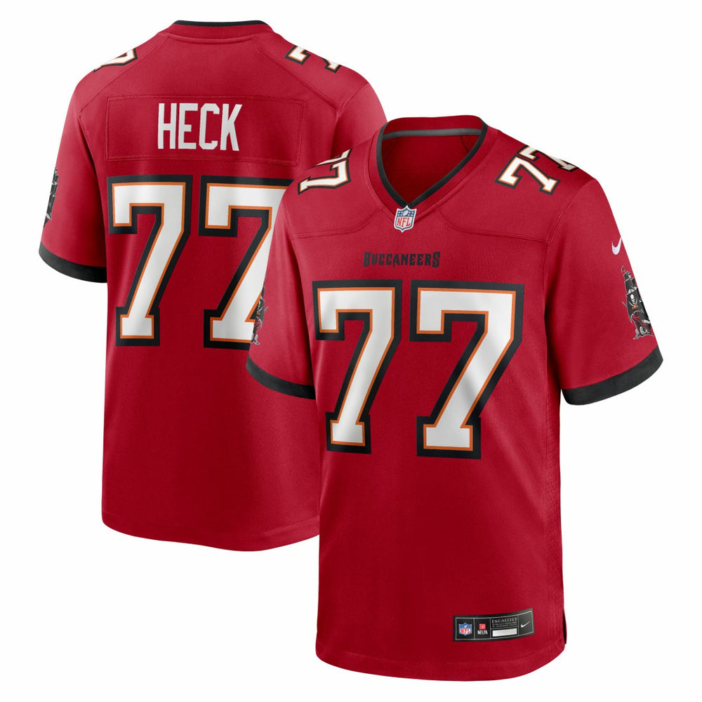 Charlie Heck Tampa Bay Buccaneers Team Game Jersey - Red | Nike outlet