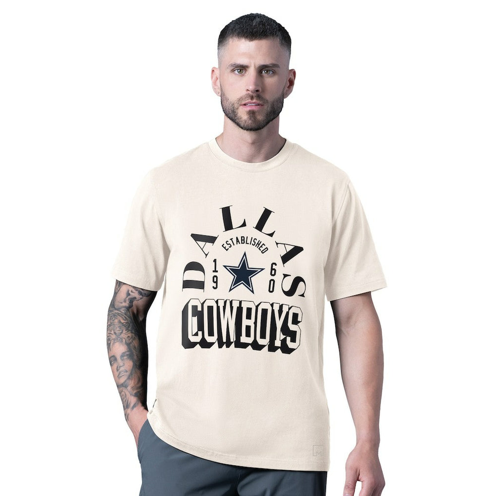 Dallas Cowboys MSX by Michael Strahan Whiteout Vintage T-Shirt - White sale