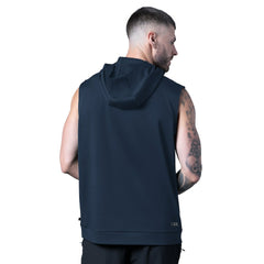 Dallas Cowboys MSX by Michael Strahan Tri-Blend Rebound Sleeveless Hoodie - Navy online