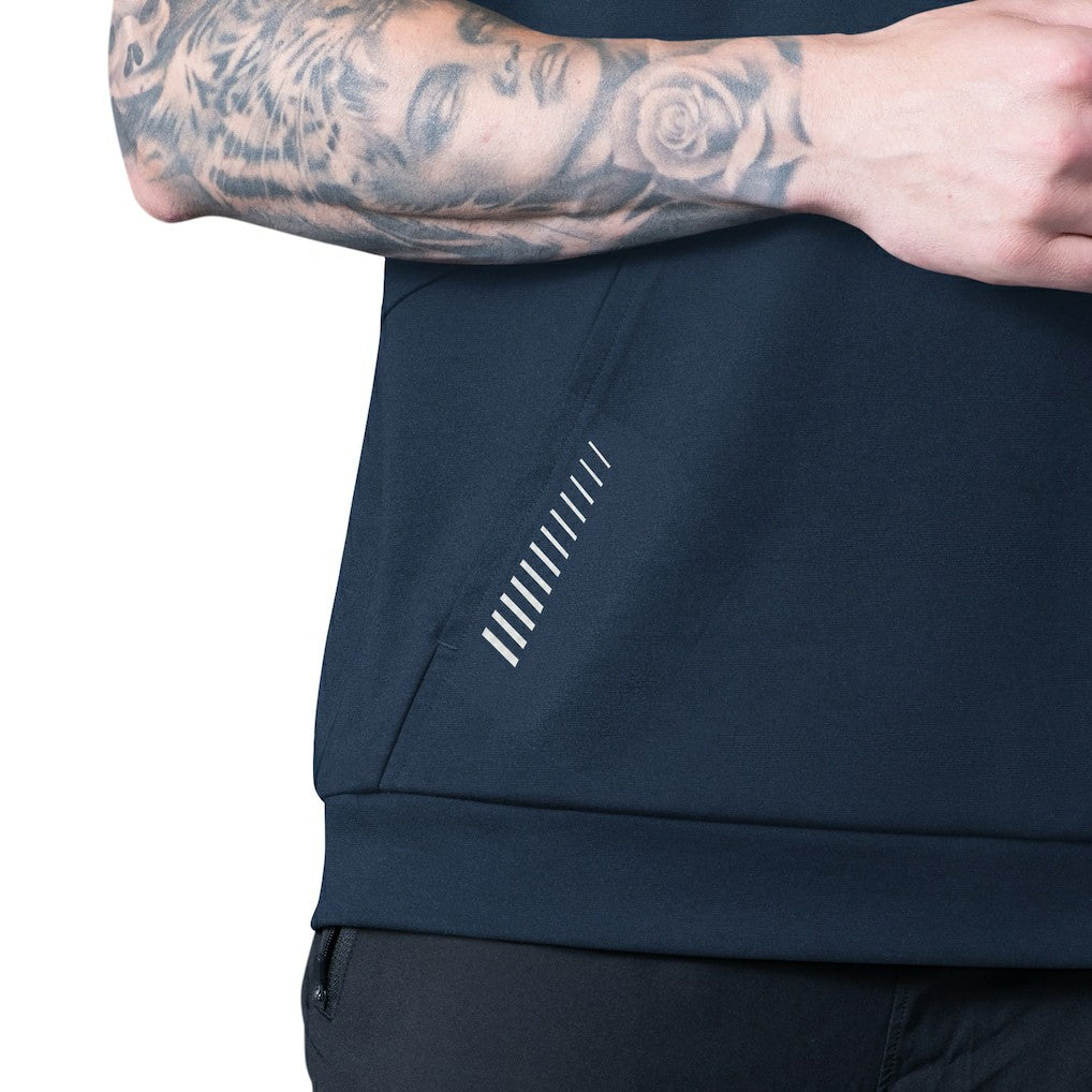 Dallas Cowboys MSX by Michael Strahan Tri-Blend Rebound Sleeveless Hoodie - Navy online