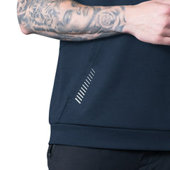 Dallas Cowboys MSX by Michael Strahan Tri-Blend Rebound Sleeveless Hoodie - Navy online