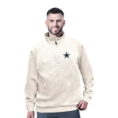 Dallas Cowboys MSX by Michael Strahan Cross Training Half-Zip Pullover - White discount