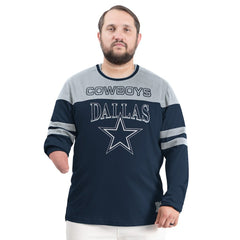 Dallas Cowboys G-III Sports by Carl Banks Adaptive Outlast Long Sleeve T-Shirt - Navy/Silver on sale