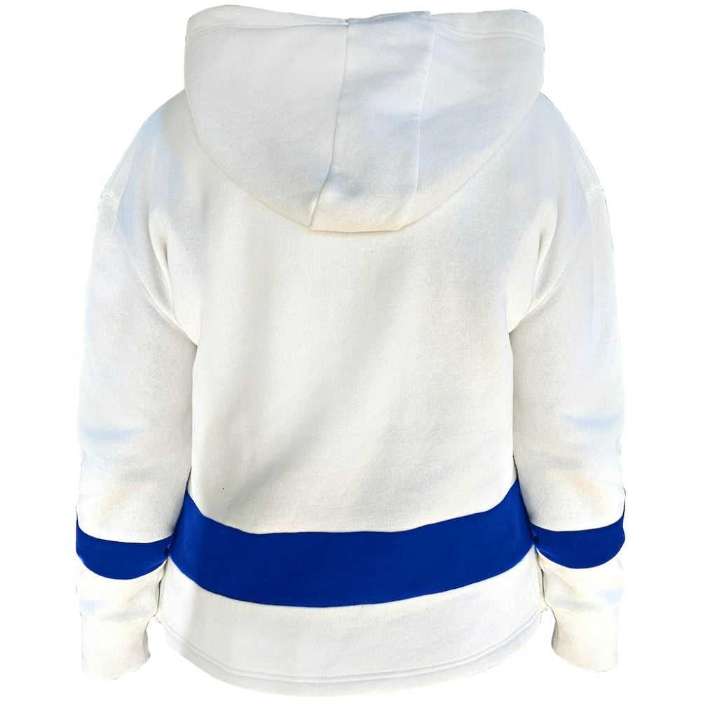 New York Rangers Profile Women's Plus Size Hoodie White