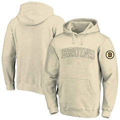 Boston Bruins Fanatics Big &Tall Stitch Hoodie Cream