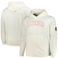 Chicago Blackhawks Fanatics Big &Tall Stitch Hoodie Cream