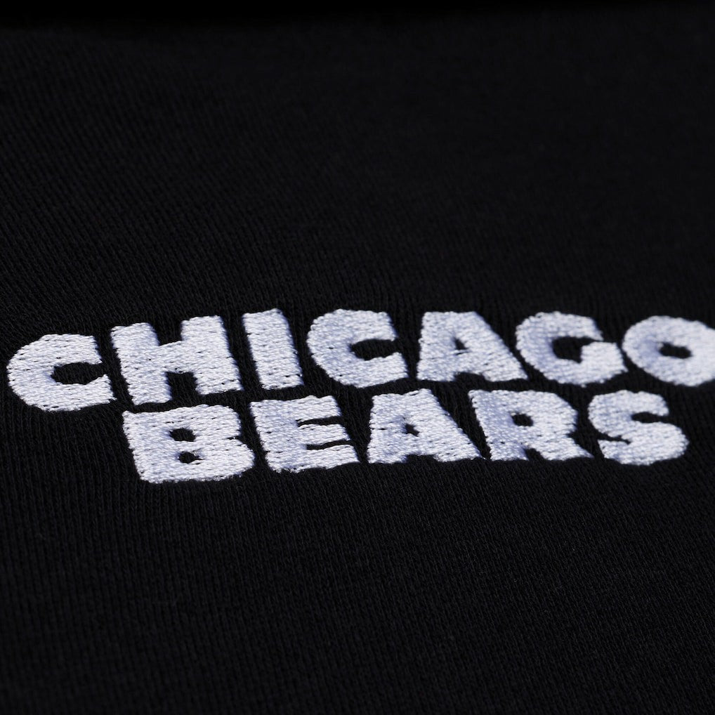 Chicago Bears Women's Cropped Long Sleeve Rugby Polo - Black discount