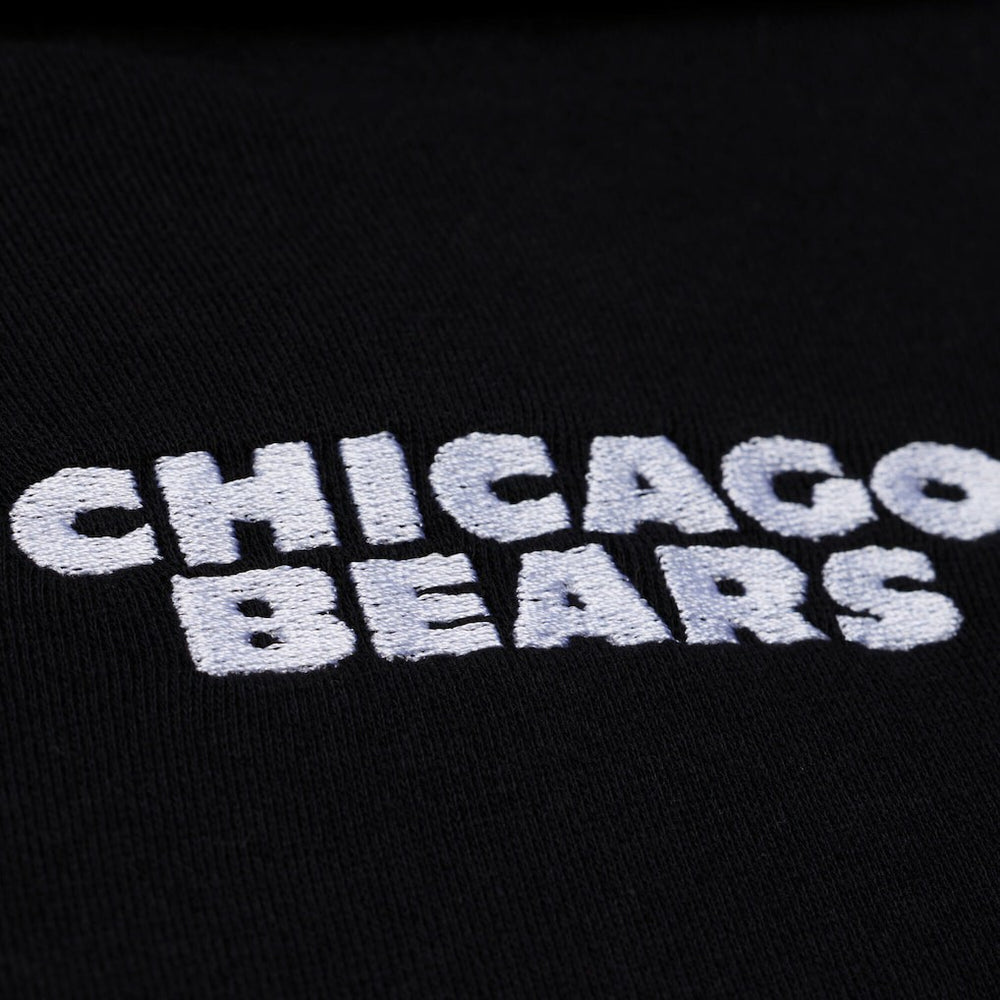 Chicago Bears Women's Cropped Long Sleeve Rugby Polo - Black discount