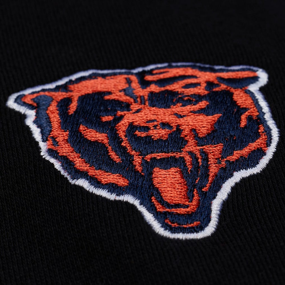 Chicago Bears Women's Cropped Long Sleeve Rugby Polo - Black discount