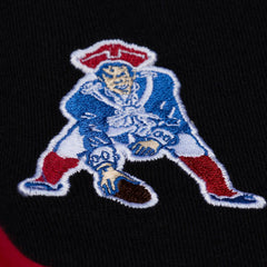 New England Patriots Women's Throwback Cropped Long Sleeve Rugby Polo - Black sale