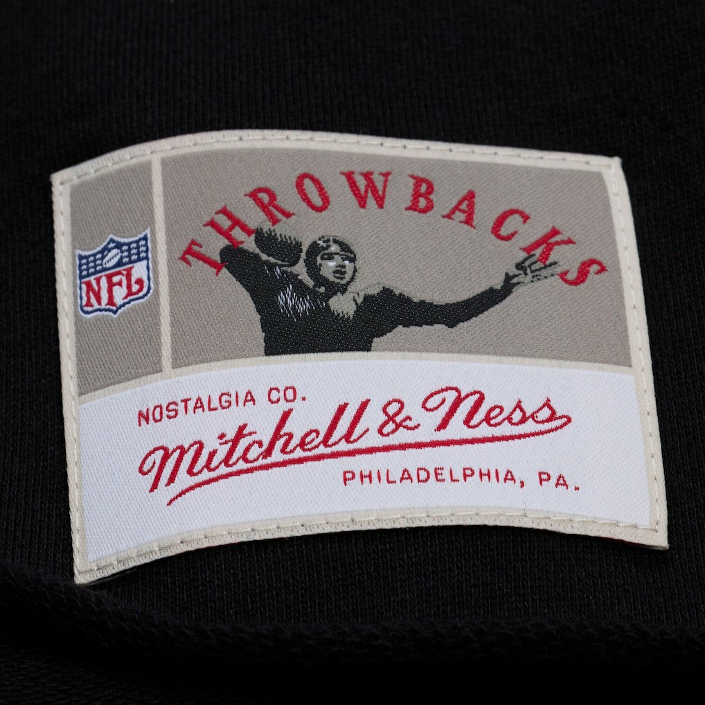 New England Patriots Women's Throwback Cropped Long Sleeve Rugby Polo - Black sale