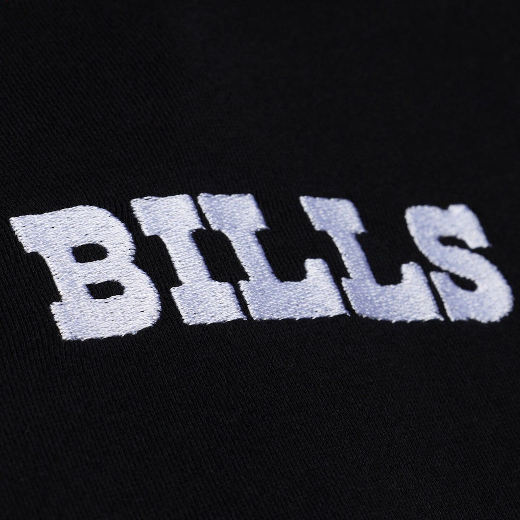Buffalo Bills Women's Throwback Cropped Long Sleeve Rugby Polo - Black online