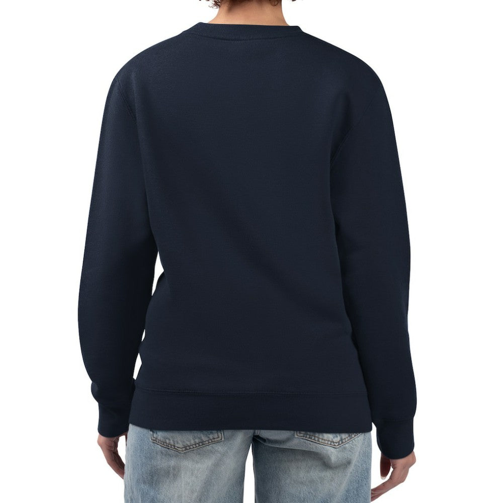 Houston Astros Starter Women's Groovy Script Team Fleece Pullover Sweatshirt - Navy