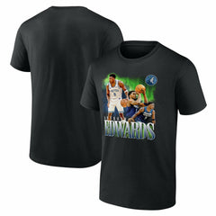 Anthony Edwards Minnesota Timberwolves Notorious 3.0 Player T-Shirt - Black shop