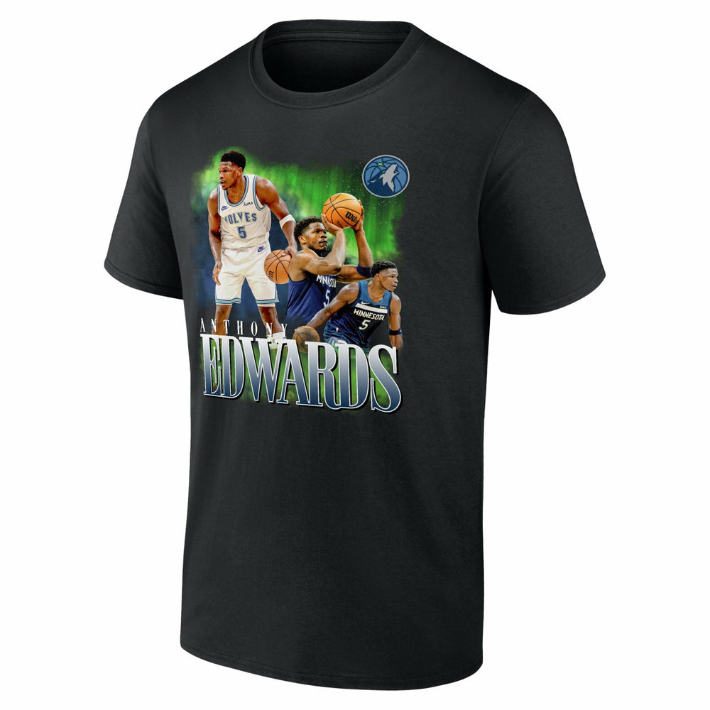 Anthony Edwards Minnesota Timberwolves Notorious 3.0 Player T-Shirt - Black shop