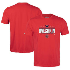 Alexander Ovechkin Washington Capitals Levelwear Youth NHL All-Time Leading Goal Scorer Milestone Stars Name & Number Little Richmond T-Shirt Red