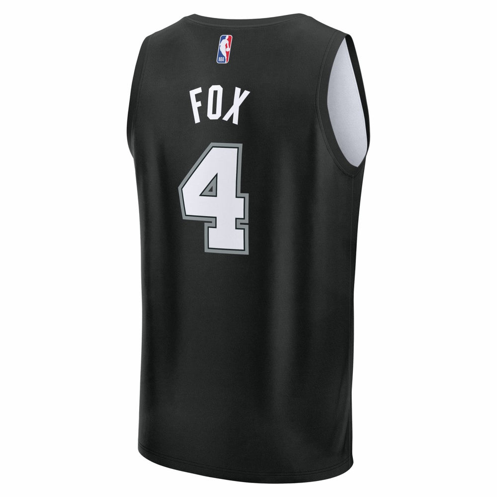 De'Aaron Fox San Antonio Spurs 2025/26 City Edition Fast Break Jersey - Black | Fanatics shop