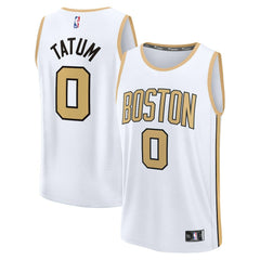 Jayson Tatum Boston Celtics 2025/26 City Edition Fast Break Jersey - White | Fanatics sale