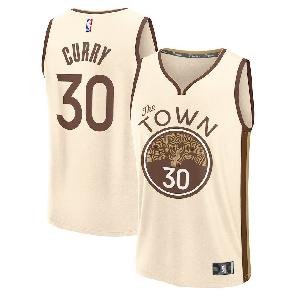Stephen Curry Golden State Warriors Youth 2025/26 City Edition Fast Break Jersey sale - Tan | Fanatics for sale
