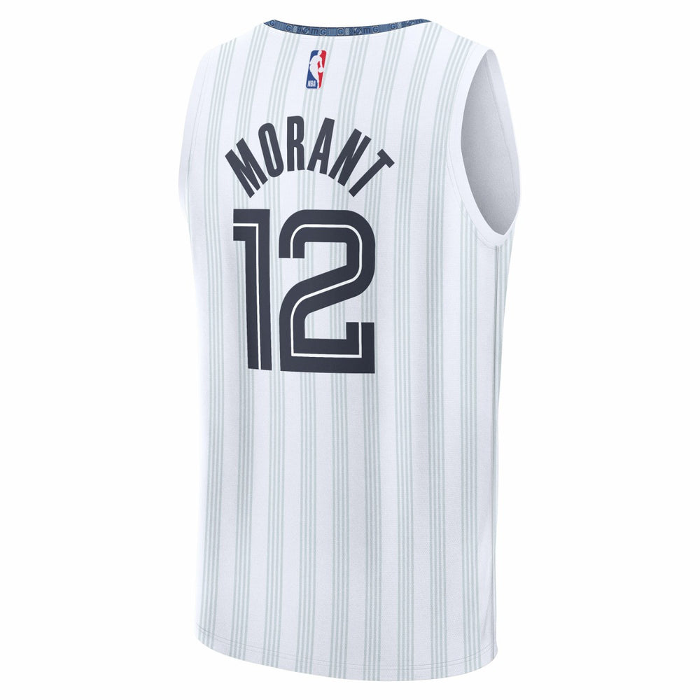 Ja Morant Memphis Grizzlies Youth 2025/26 City Edition Fast Break Jersey - White | Fanatics discount