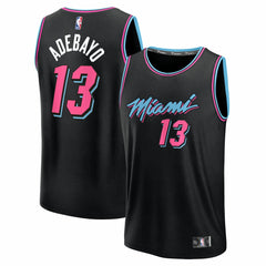 Bam Adebayo Miami Heat Youth 2025/26 City Edition Fast Break Jersey - Black | Fanatics on sale