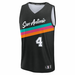 De'Aaron Fox San Antonio Spurs Youth 2025/26 City Edition Fast Break Jersey - Black | Fanatics shop