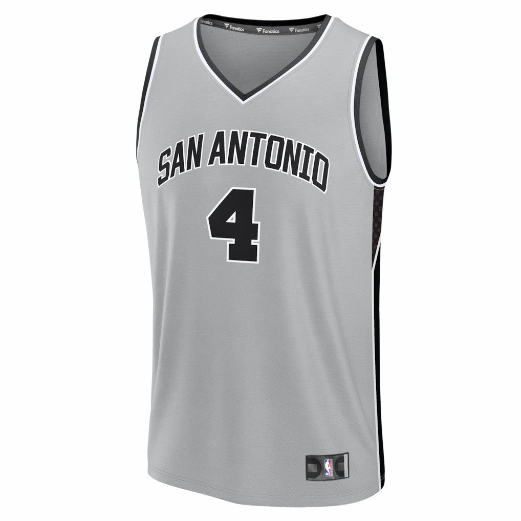 De'Aaron Fox San Antonio Spurs Fast Break Jersey - Statement Edition - Silver | Fanatics on sale