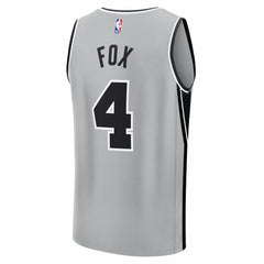 De'Aaron Fox San Antonio Spurs Fast Break Jersey - Statement Edition - Silver | Fanatics on sale