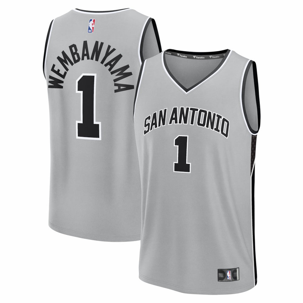 Victor Wembanyama San Antonio Spurs Fast Break Jersey - Statement Edition - Silver | Fanatics online