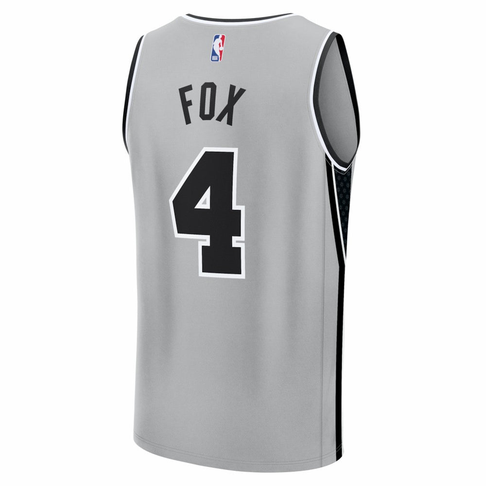 De'Aaron Fox San Antonio Spurs Youth Fast Break Jersey - Statement Edition - Silver | Fanatics discount