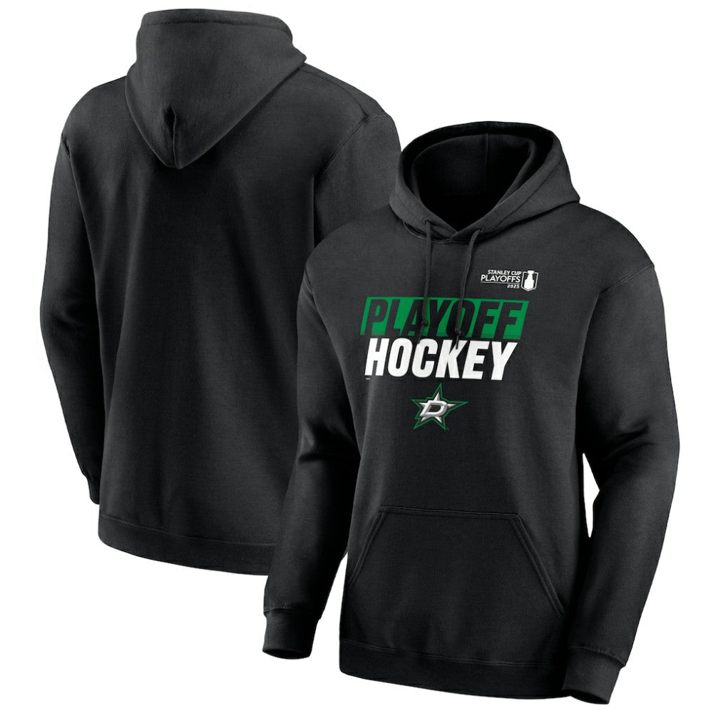 Dallas Stars Fanatics 2025 Stanley Cup Playoffs Breakout Pullover Hoodie Black