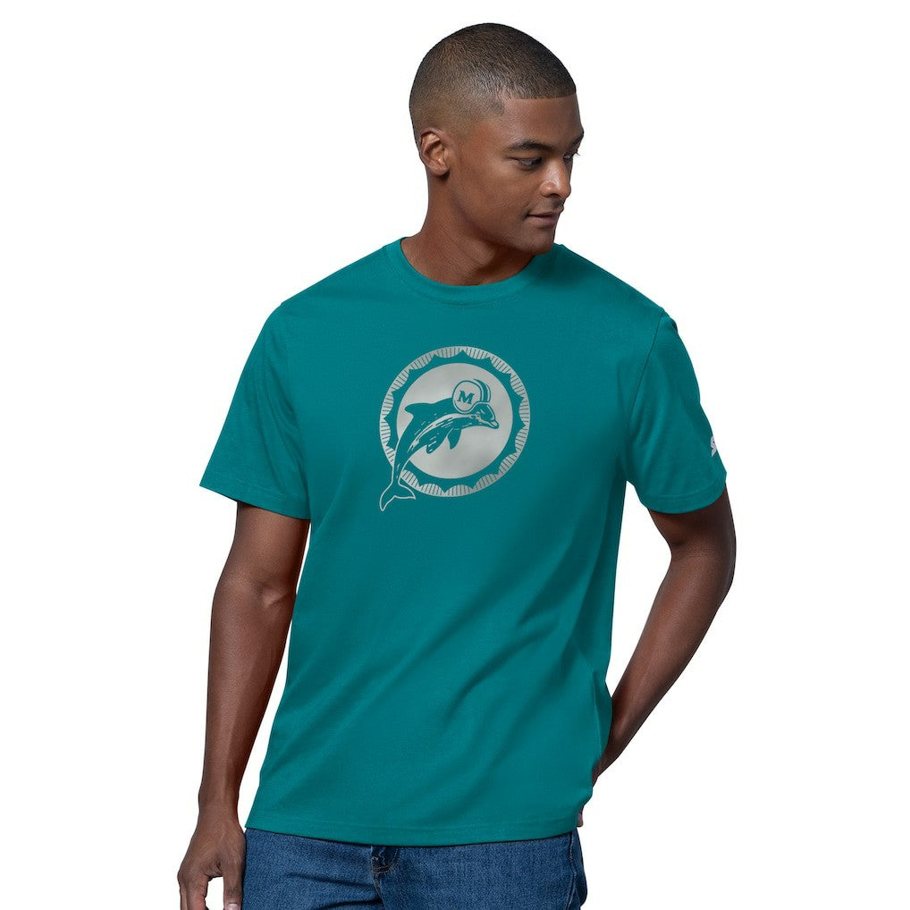 Miami Dolphins Starter Thursday Night Gridiron T-Shirt - Aqua outlet